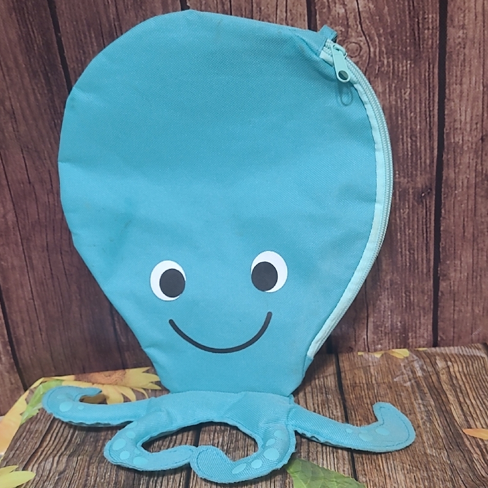 Blue Octopus Swimsuit Bag